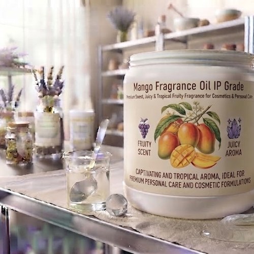 Mango Fragrance Oil IP Grade – Premium Sweet, Juicy & Tropical Fruity Fragrance for Cosmetics & Personal Care bulk wholesale